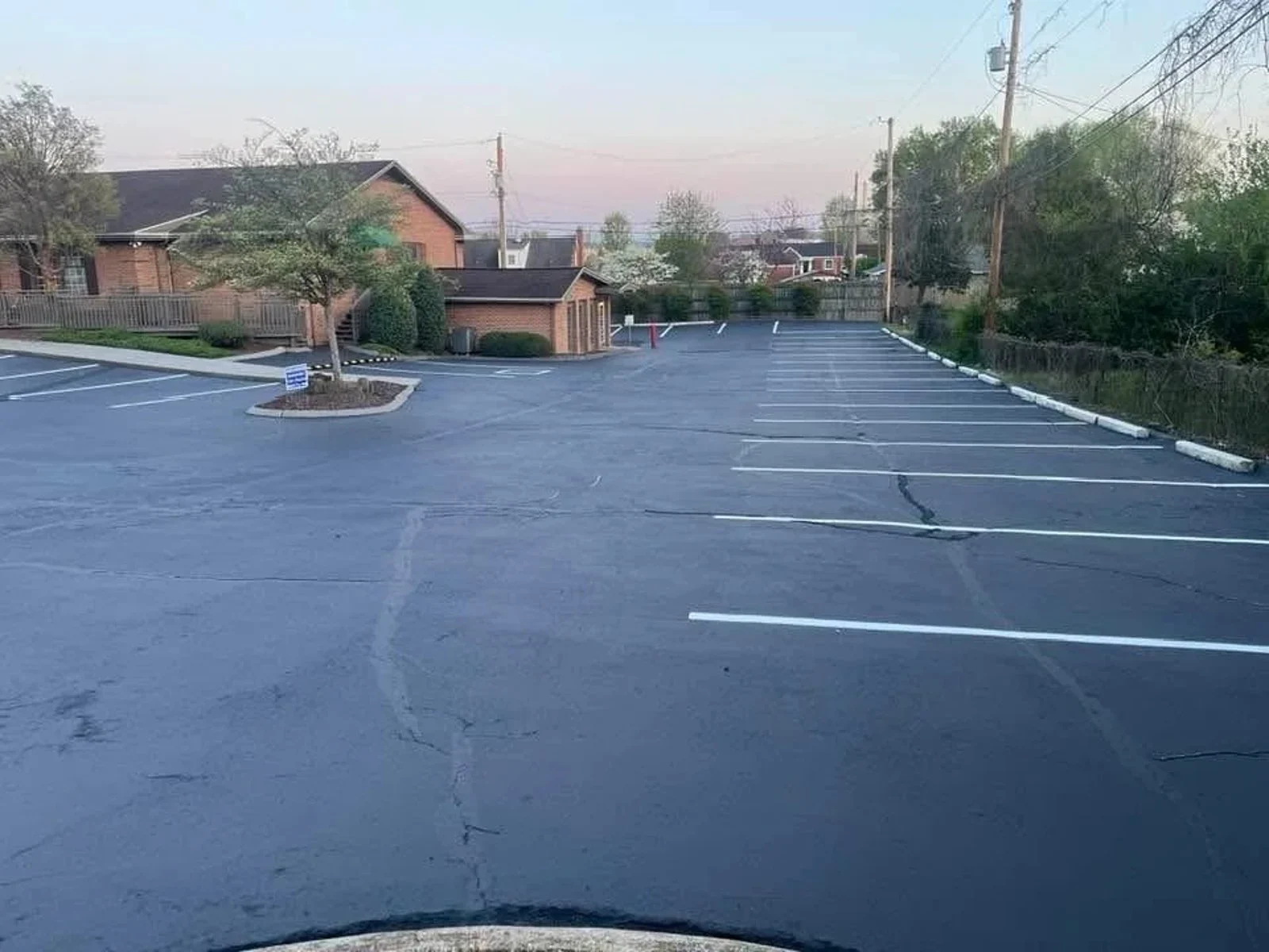 Sealed parking lot from The Lion Sealer gallery